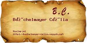 Büchelmayer Célia névjegykártya